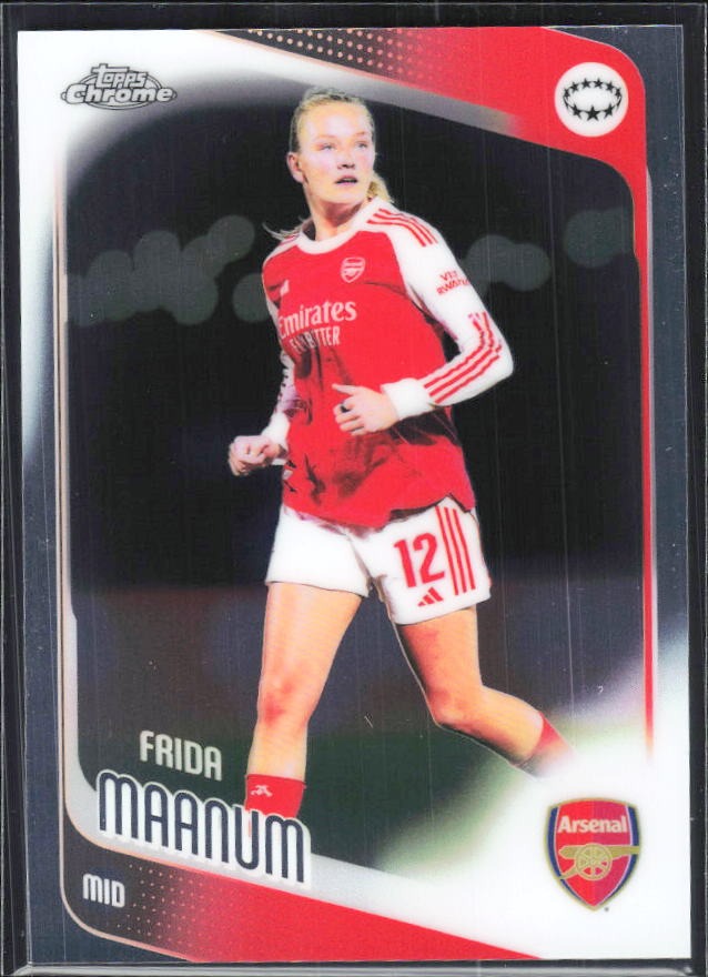 Frida Maanum 2025-26 Topps Chrome UWCL #83 – framsida