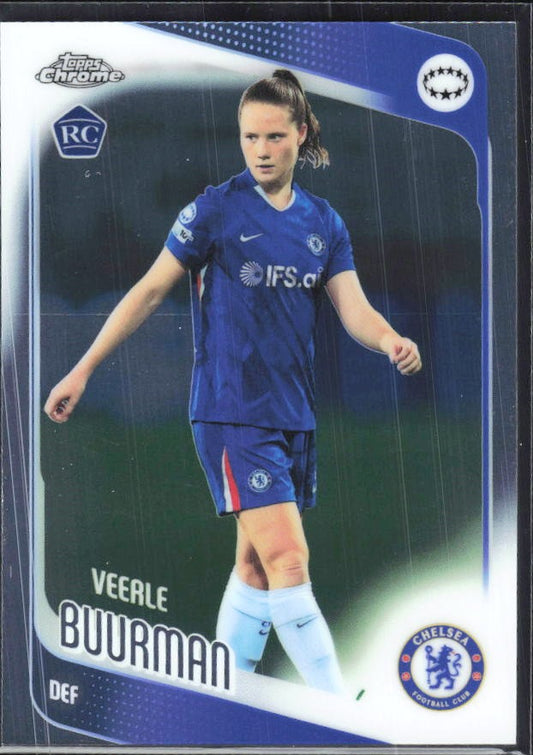 Veerle Buurman 2025-26 Topps Chrome UWCL #7 – framsida