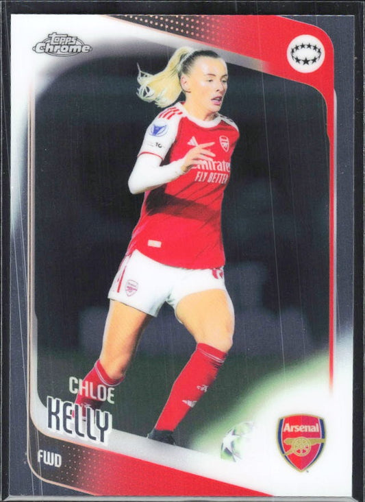 Chloe Kelly 2025-26 Topps Chrome UWCL #12 – framsida