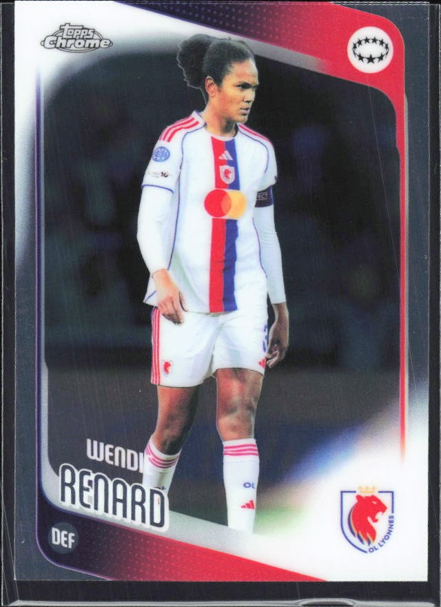 Wendie Renard 2025-26 Topps Chrome UWCL #54 – framsida