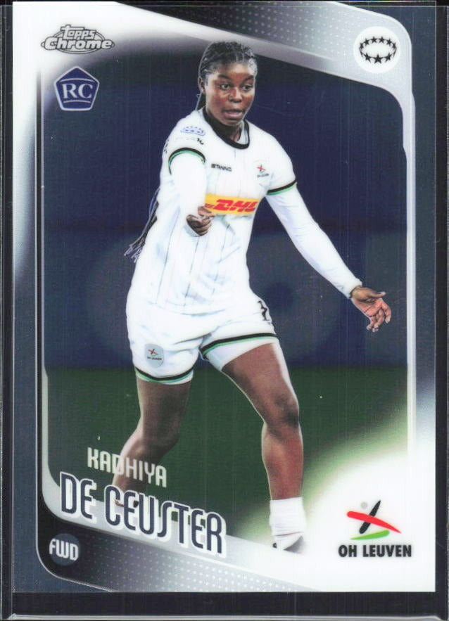 Kadhiya De Ceuster 2025-26 Topps Chrome UWCL #48 – framsida
