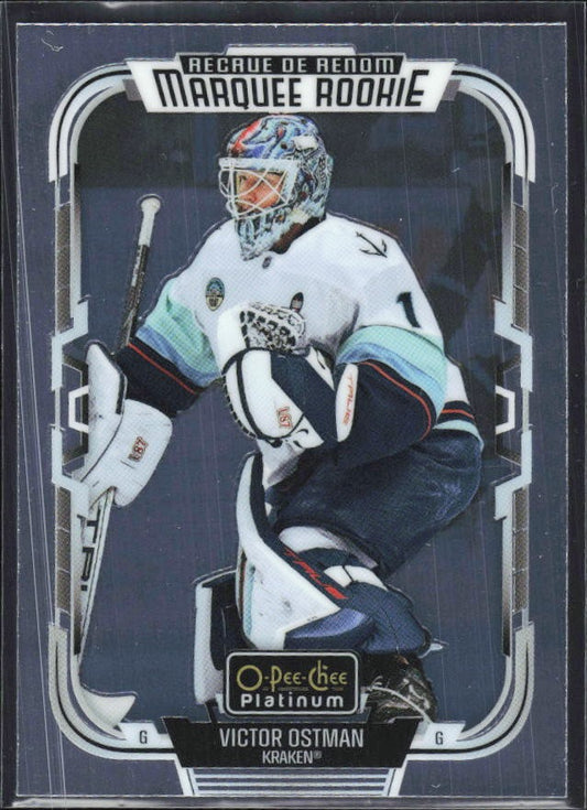 Victor Östman 2025-26 O-Pee-Chee Platinum Marquee Rookie #255 – framsida