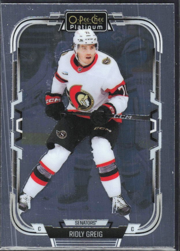 Ridly Greig 2025-26 O-Pee-Chee Platinum #39 – framsida