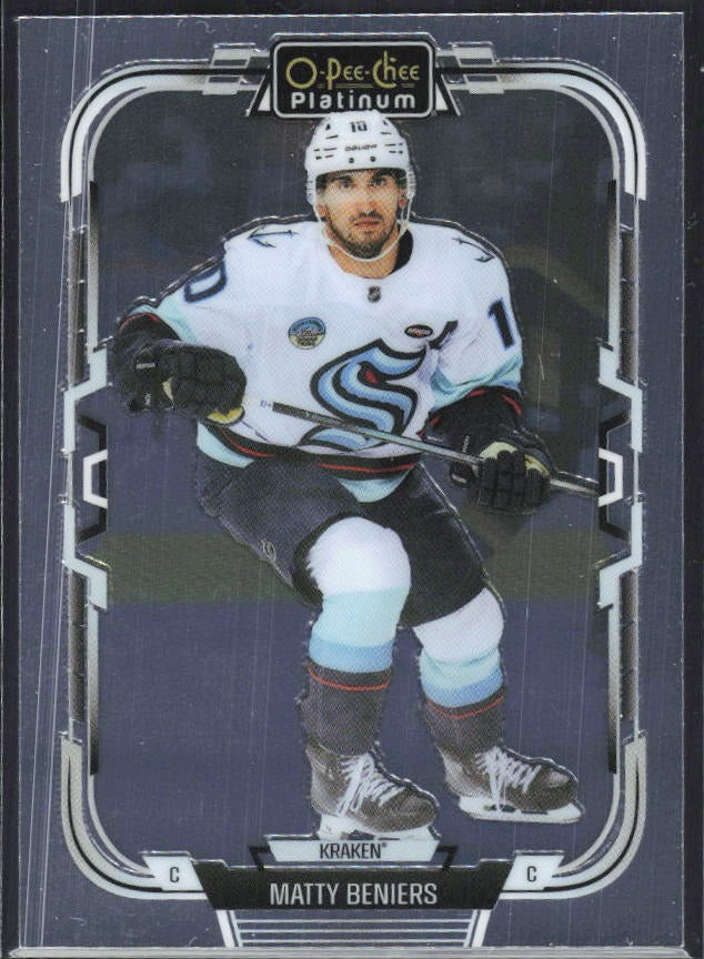 Matty Beniers 2025-26 O-Pee-Chee Platinum #144 – framsida