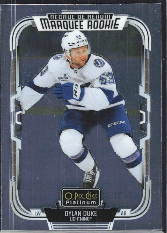 Dylan Duke 2025-26 O-Pee-Chee Platinum Marquee Rookie #259 – framsida