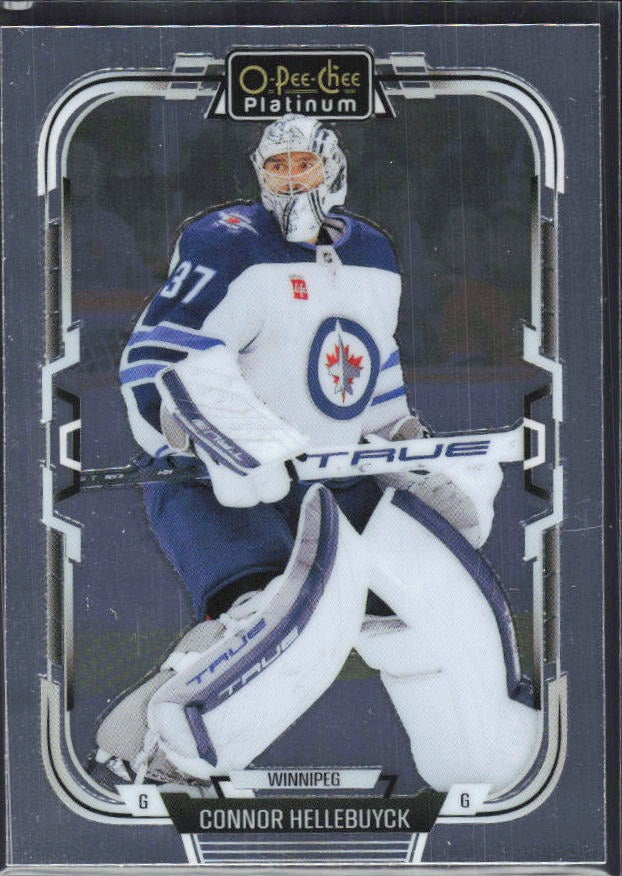 Connor Hellebuyck 2025-26 O-Pee-Chee Platinum #35 – framsida