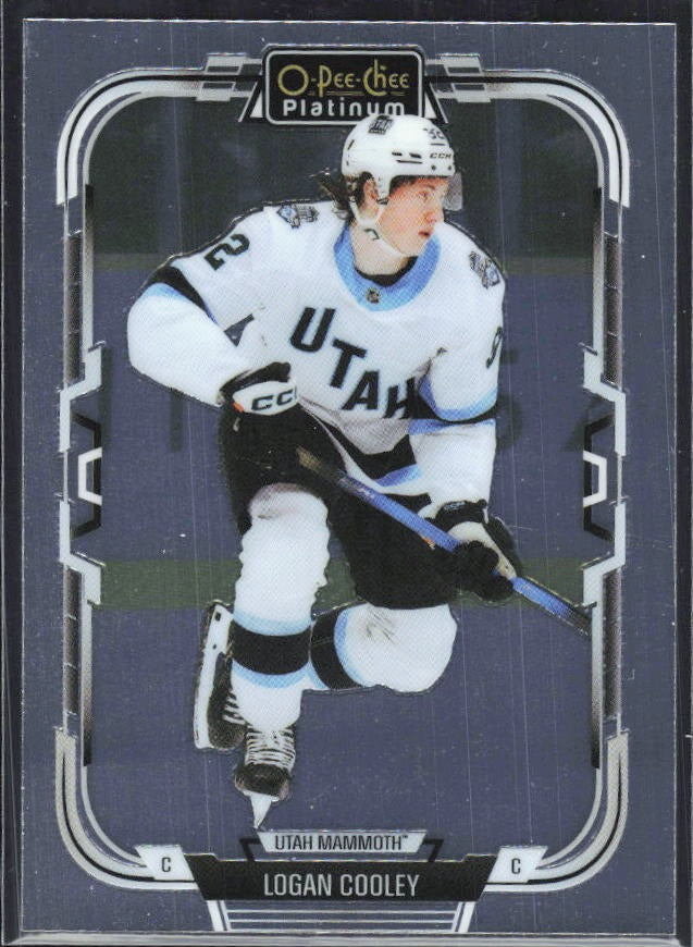 Logan Cooley 2025-26 O-Pee-Chee Platinum #95 – framsida