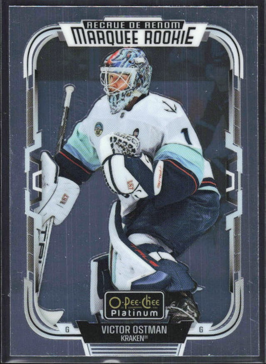 Victor Östman 2025-26 O-Pee-Chee Platinum Marquee Rookie #255 – framsida