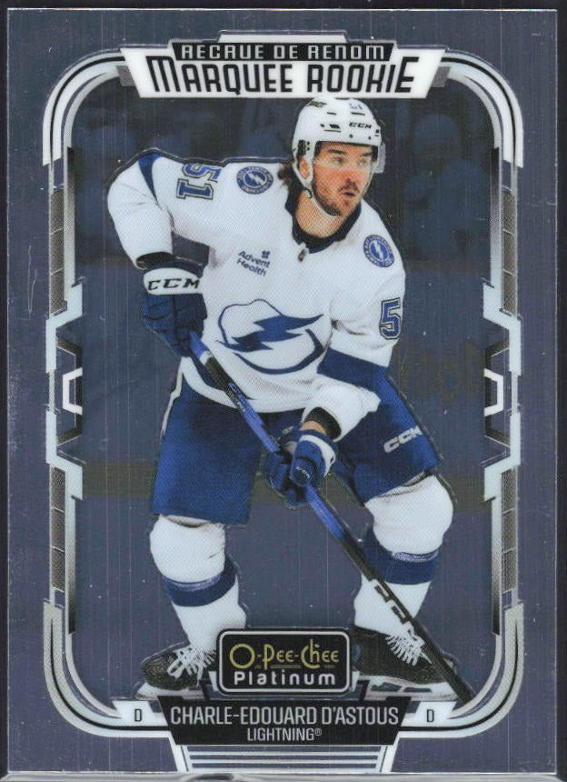 Charle-Edouard D'Astous 2025-26 O-Pee-Chee Platinum Marquee Rookie #299 – framsida