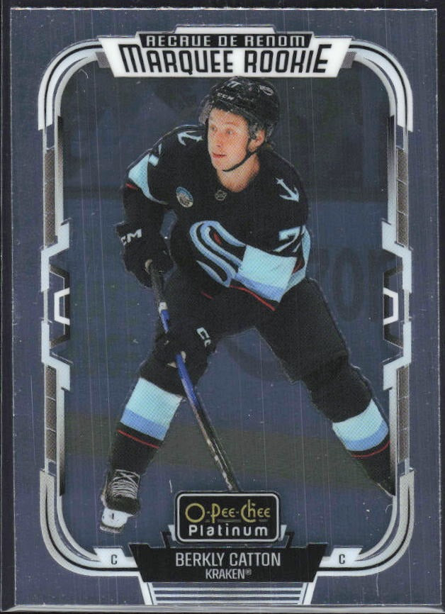 Berkly Catton 2025-26 O-Pee-Chee Platinum Marquee Rookie #292 – framsida