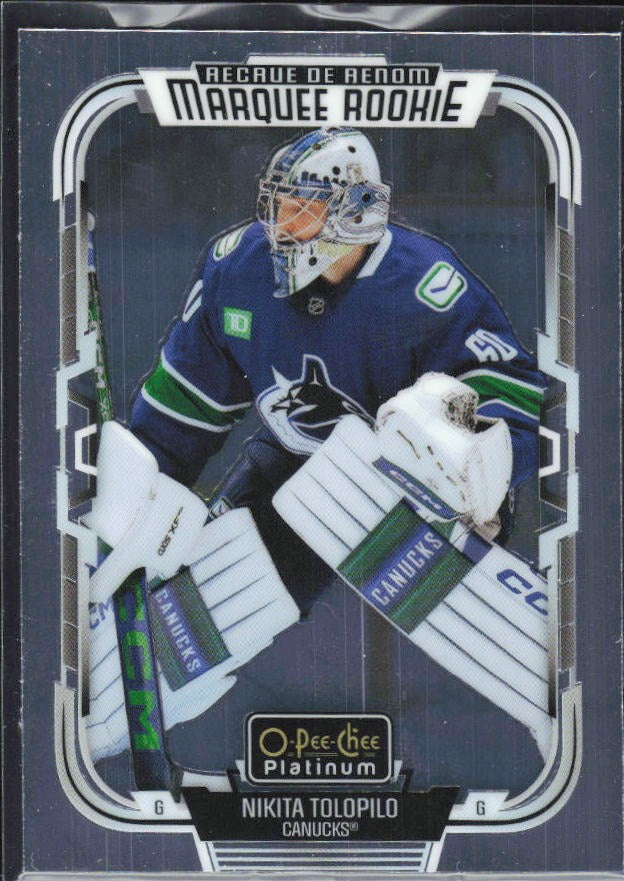 Nikita Tolopilo 2025-26 O-Pee-Chee Platinum Marquee Rookie #264 – framsida