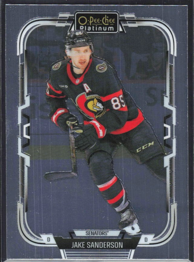 Jake Sanderson 2025-26 O-Pee-Chee Platinum #5 – framsida