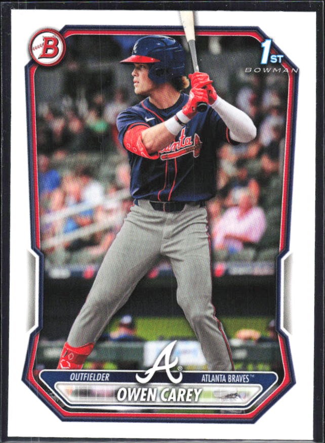 Owen Carey 2026 Bowman Prospects #BP-69 – framsida