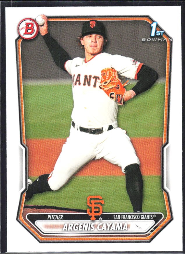 Argenis Cayama 2026 Bowman Prospects #BP-114 – framsida