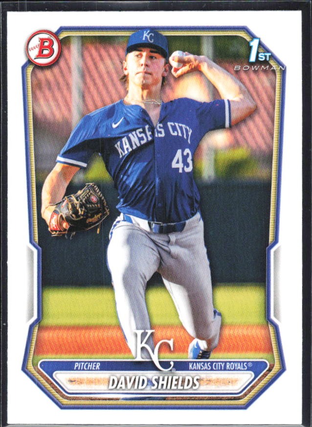 David Shields 2026 Bowman Prospects #BP-11 – framsida