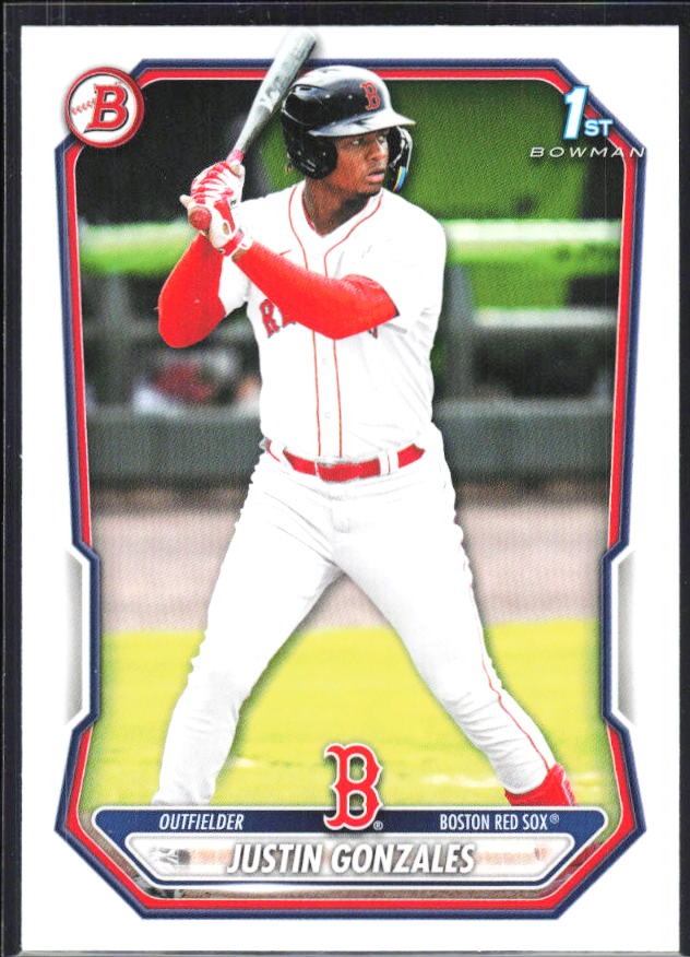 Justin Gonzales 2026 Bowman Prospects #BP-141 – framsida