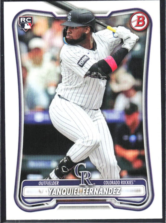 Yanquiel Fernández 2026 Bowman #91 – framsida