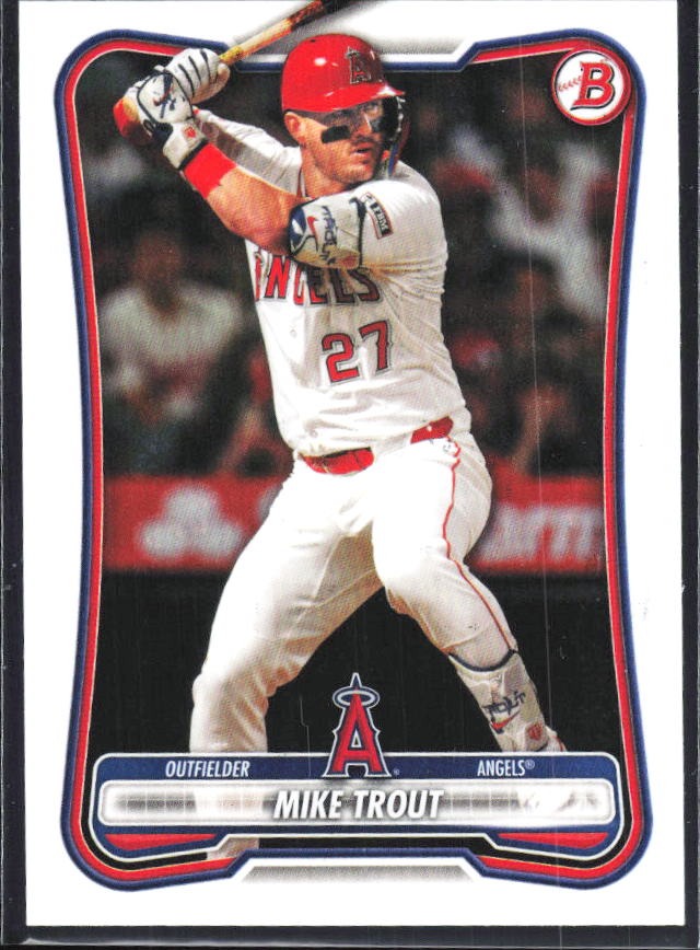 Mike Trout 2026 Bowman #100 – framsida