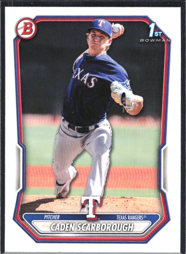 Caden Scarborough 2026 Bowman Prospects #BP-17 – framsida