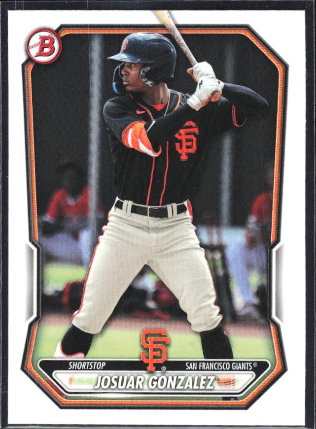 Josuar Gonzalez 2026 Bowman Prospects #BP-56 – framsida