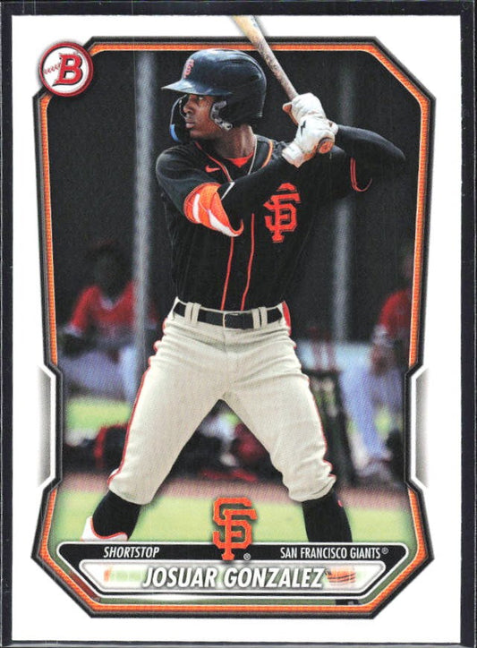 Josuar Gonzalez 2026 Bowman Prospects #BP-56 – framsida