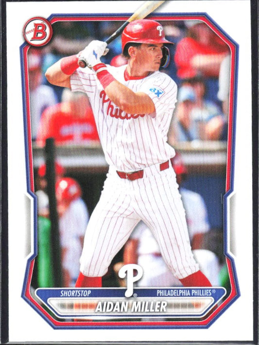 Aidan Miller 2026 Bowman Prospects #BP-49 – framsida