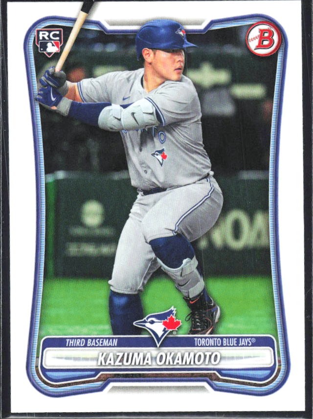 Kazuma Okamoto 2026 Bowman #28 – framsida