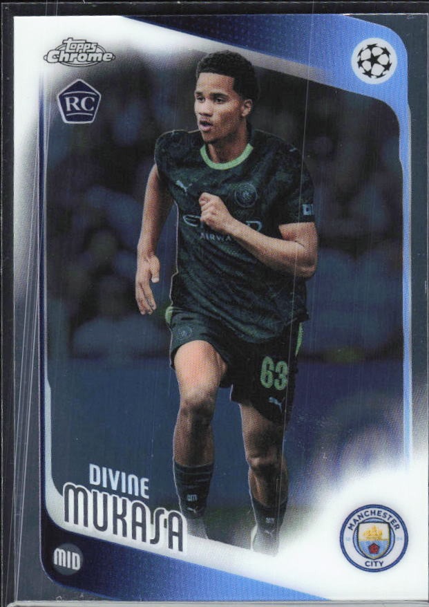 Divine Mukasa 2025-26 Topps Chrome UCC #49 – framsida