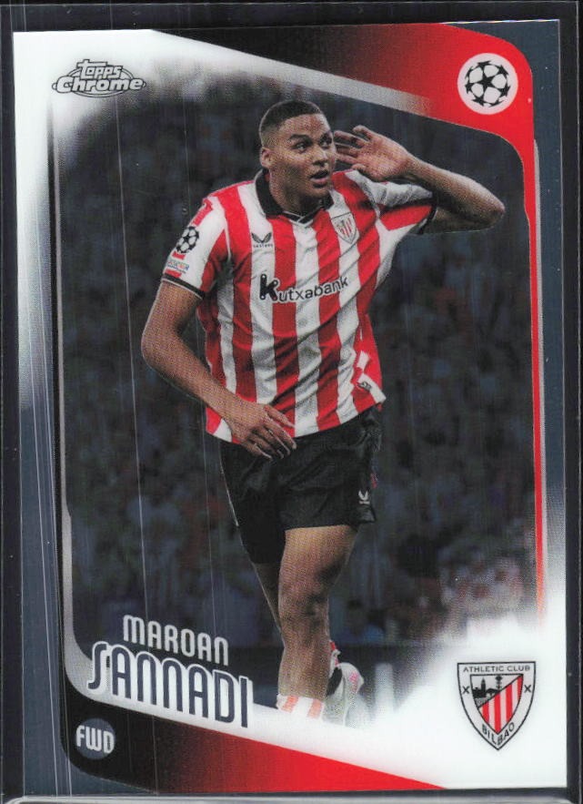 Maroan Sannadi 2025-26 Topps Chrome UCC #105 – framsida