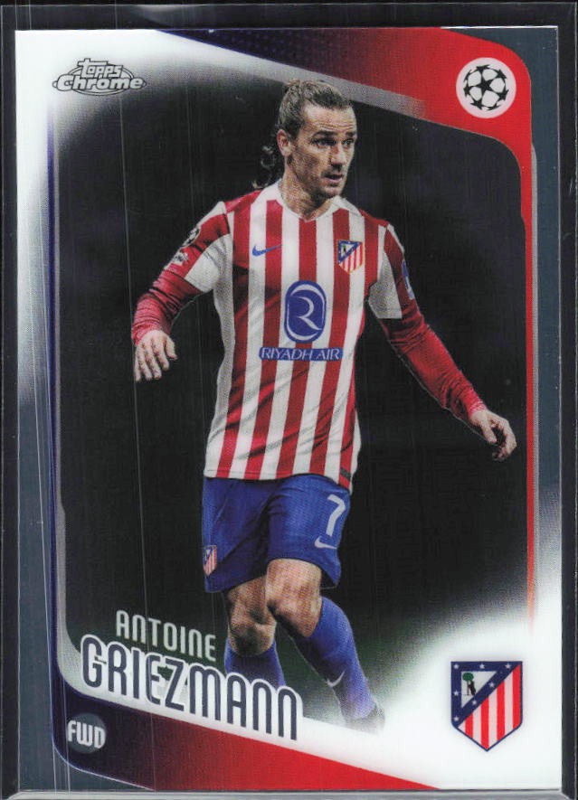 Antoine Griezmann 2025-26 Topps Chrome UCC #82 – framsida