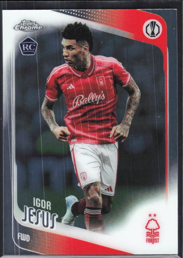 Igor Jesus 2025-26 Topps Chrome UCC #161 – framsida