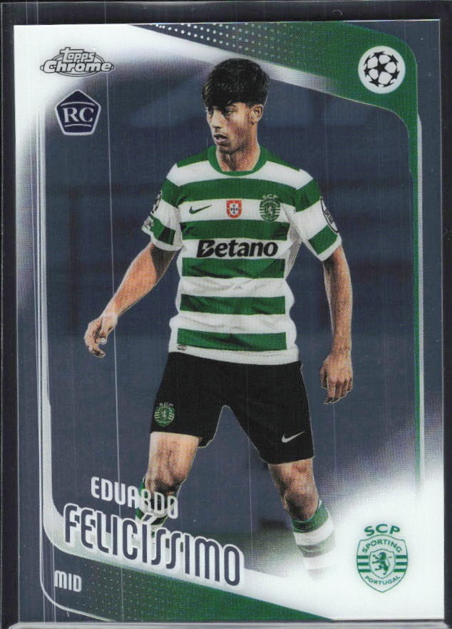 Eduardo Felicíssimo 2025-26 Topps Chrome UCC #60 – framsida