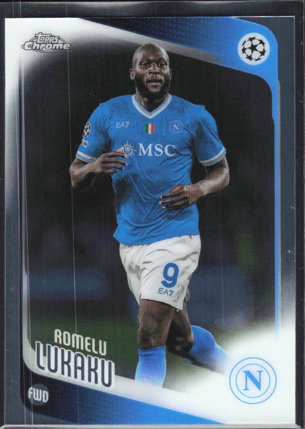 Romelu Lukaku 2025-26 Topps Chrome UCC #76 – framsida
