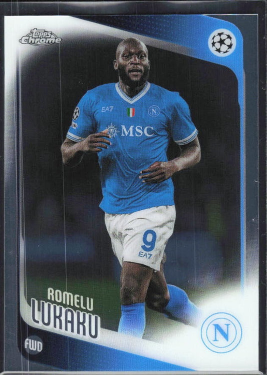 Romelu Lukaku 2025-26 Topps Chrome UCC #76 – framsida