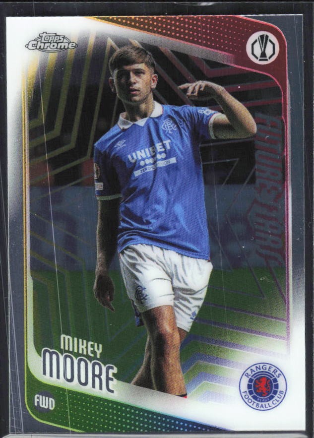 Mikey Moore 2025-26 Topps Chrome UCC Future Stars #56 – framsida