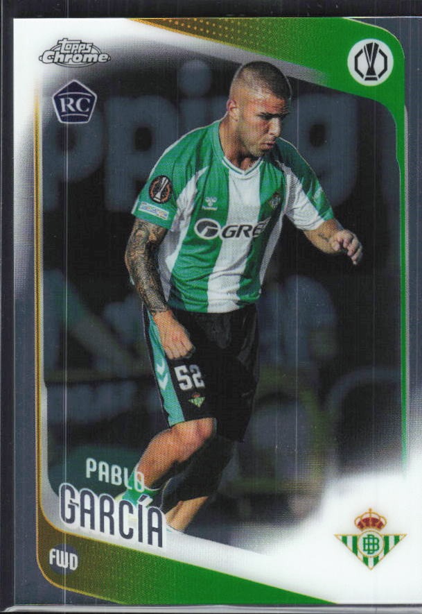 Pablo García 2025-26 Topps Chrome UCC #174 – framsida