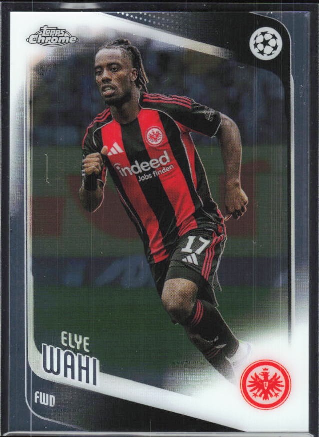 Elye Wahi 2025-26 Topps Chrome UCC #61 – framsida
