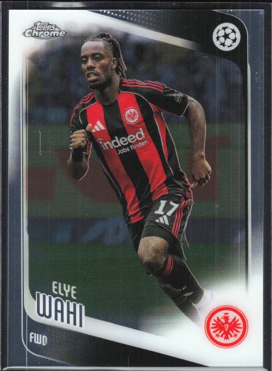 Elye Wahi 2025-26 Topps Chrome UCC #61 – framsida