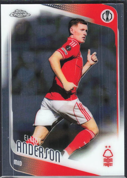 Elliot Anderson 2025-26 Topps Chrome UCC #96 – framsida