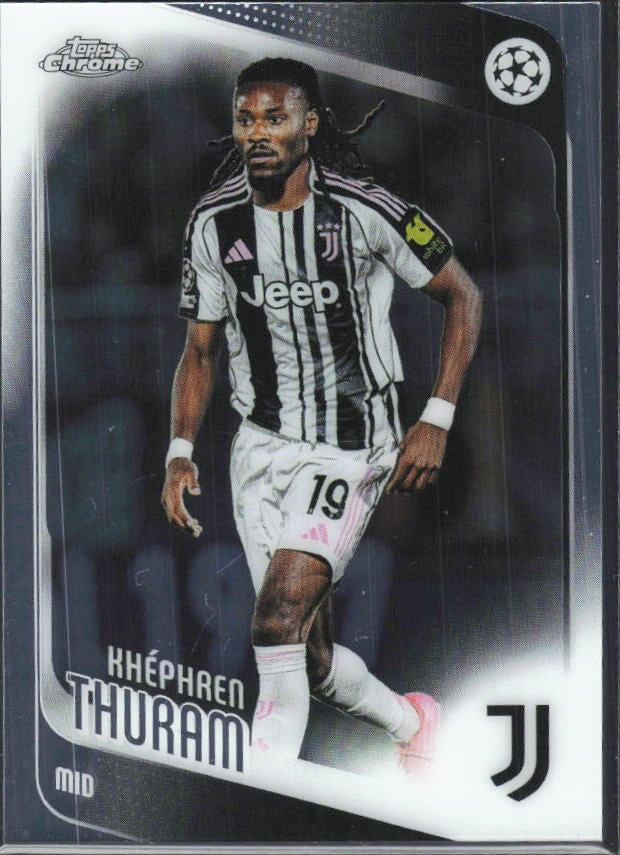 Khéphren Thuram 2025-26 Topps Chrome UCC #71 – framsida