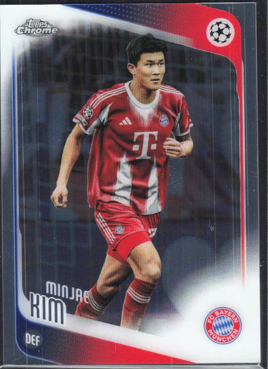 Minjae Kim 2025-26 Topps Chrome UCC #101 – framsida