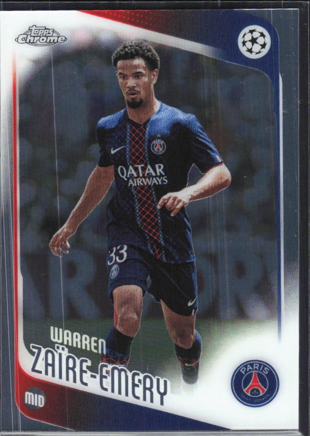 Warren Zaïre-Emery 2025-26 Topps Chrome UCC #170 – framsida
