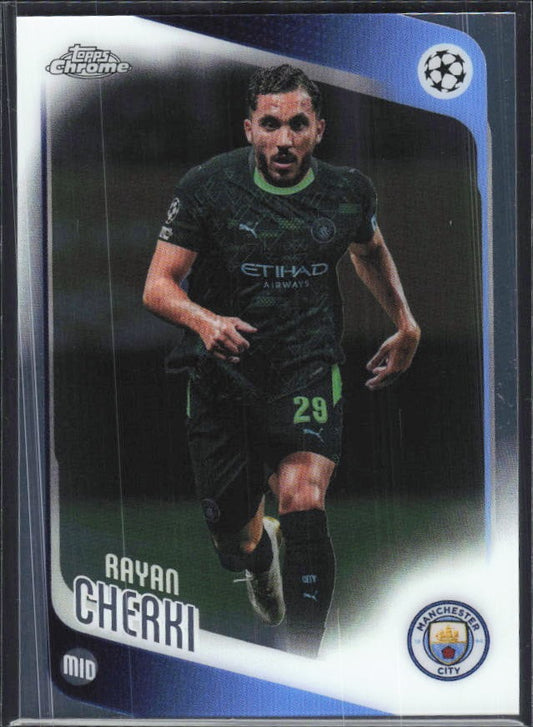 Rayan Cherki 2025-26 Topps Chrome UCC #1 – framsida