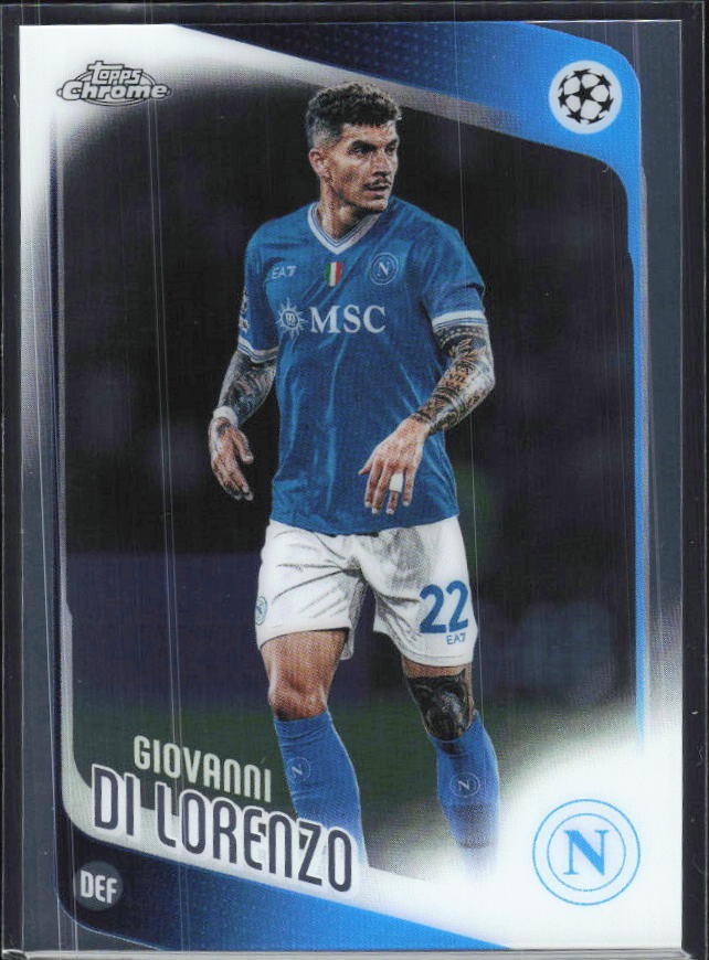 Giovanni Di Lorenzo 2025-26 Topps Chrome UCC #77 – framsida