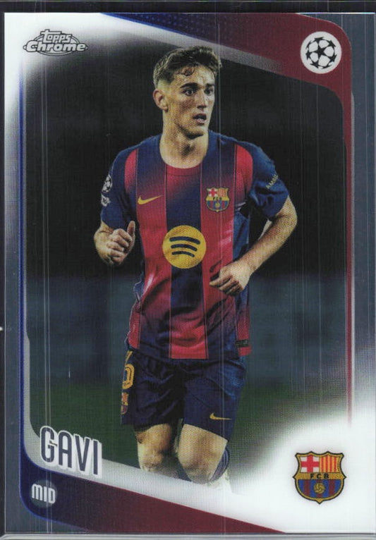 Gavi 2025-26 Topps Chrome UCC #132 – framsida