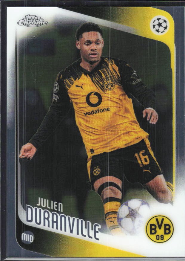 Julien Duranville 2025-26 Topps Chrome UCC #25 – framsida