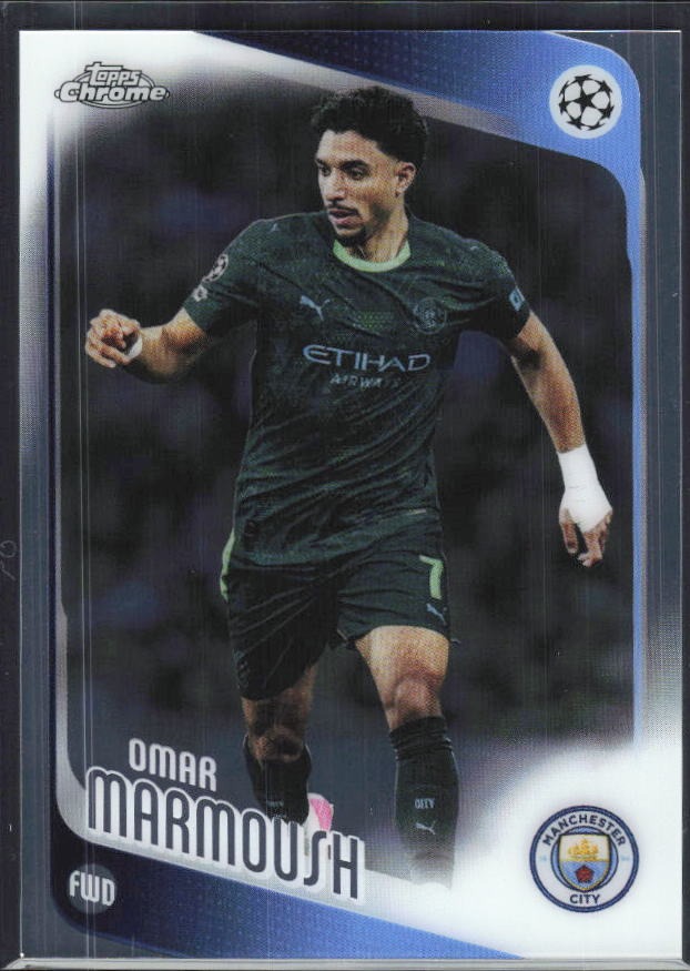 Omar Marmoush 2025-26 Topps Chrome UCC #80 – framsida