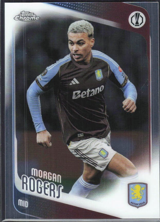 Morgan Rogers 2025-26 Topps Chrome UCC #197 – framsida