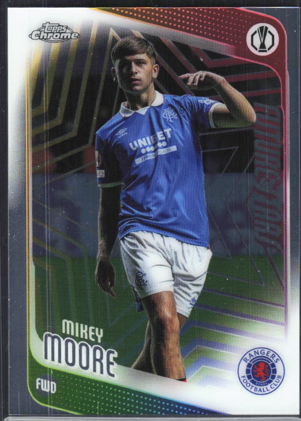 Mikey Moore 2025-26 Topps Chrome UCC Future Stars #56 – framsida