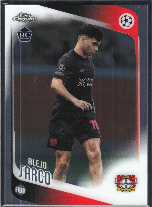 Alejo Sarco 2025-26 Topps Chrome UCC #44 – framsida